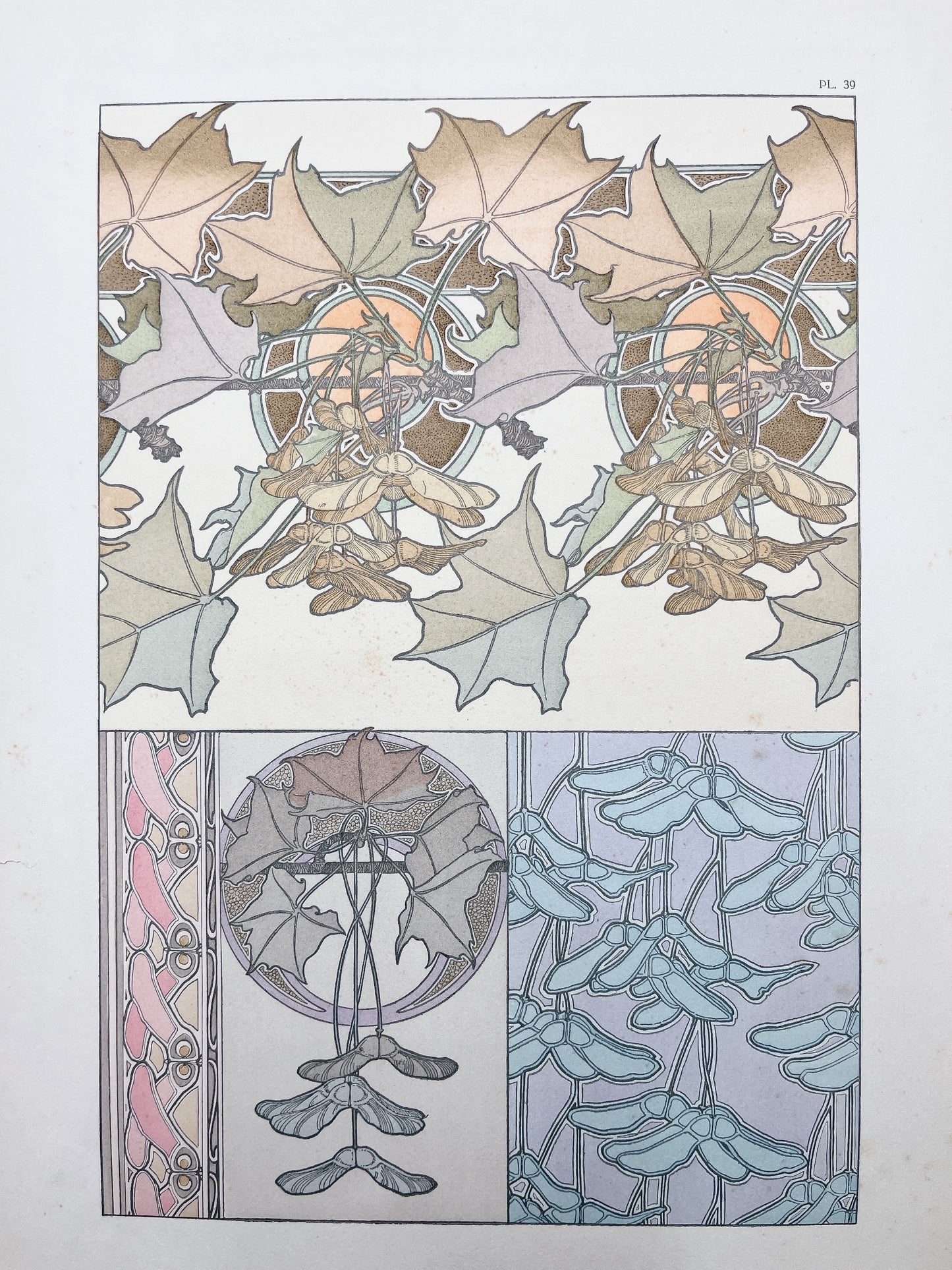 アルフォンス・ミュシャ「装飾資料集 PL39」 - ギャラリーK