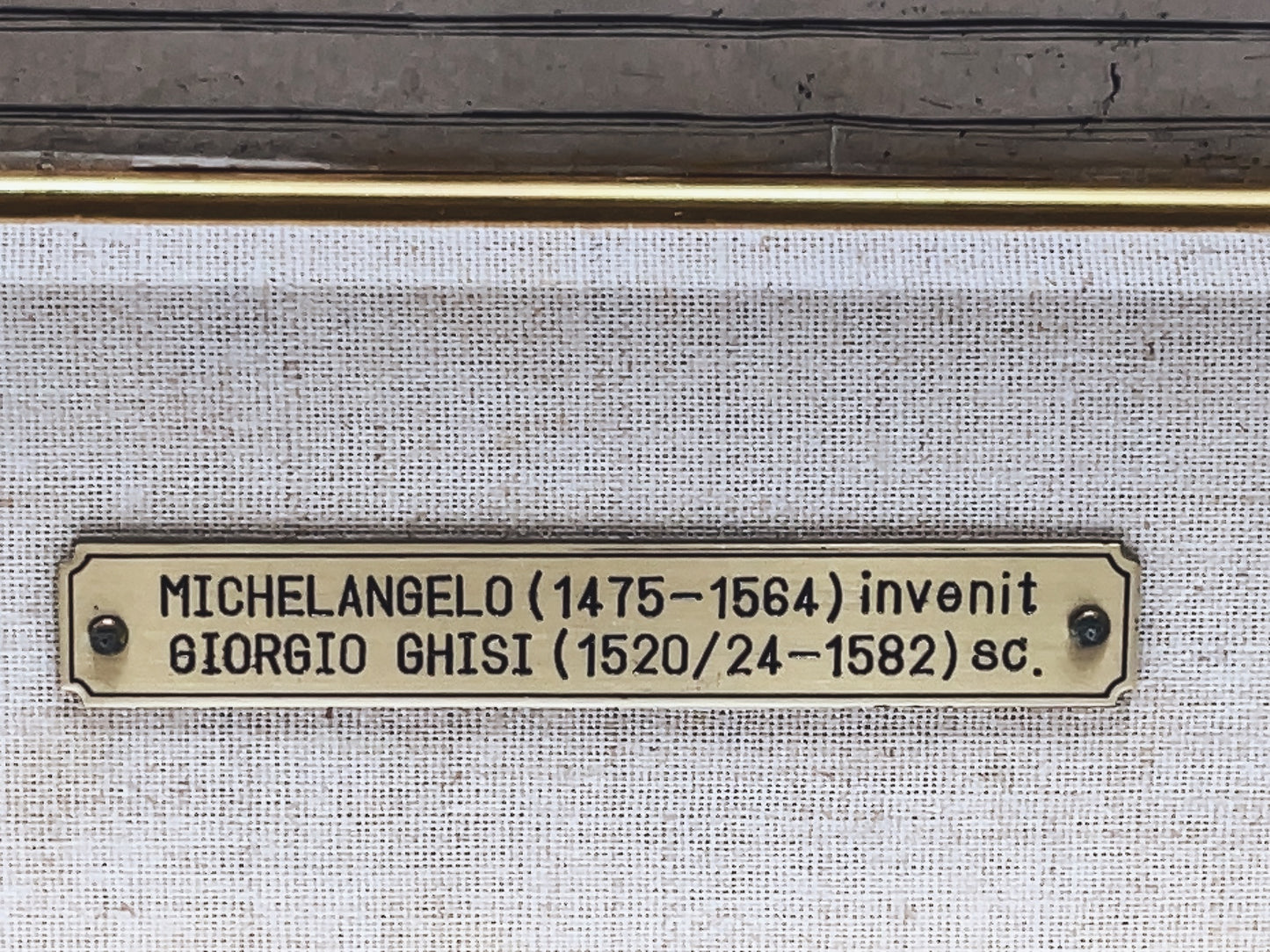 ミケランジェロ(after) エングレービング「預言者ジョエル」 - ギャラリーK