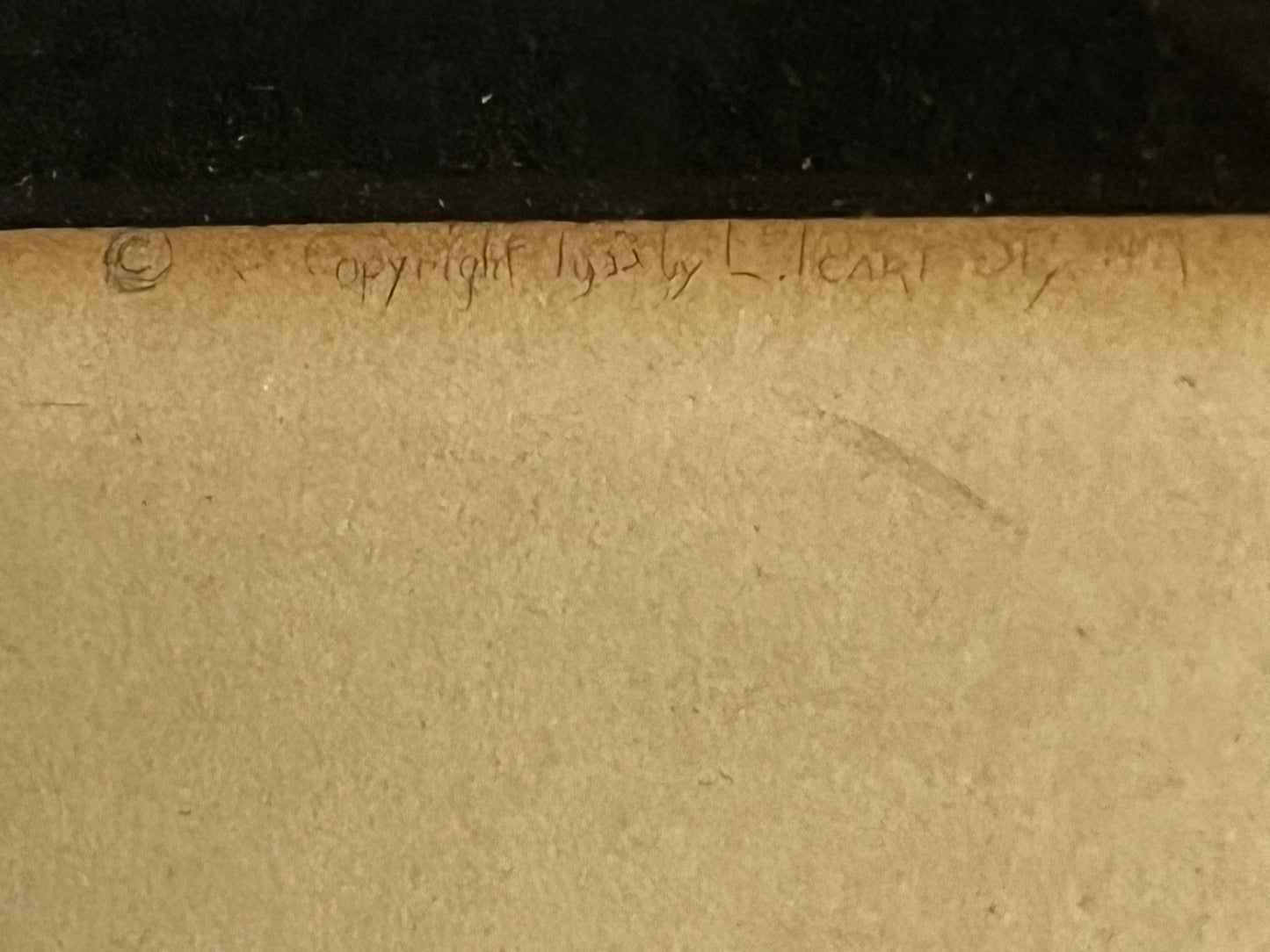 ルイ・イカール「スピードⅡ」エッチング 1933年