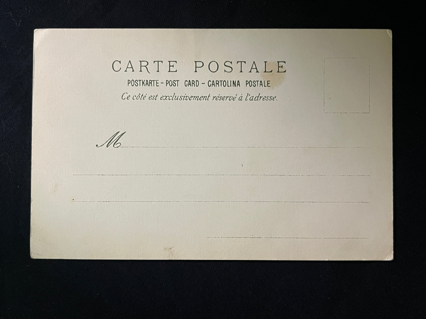 ミュシャ「1900年パリ万国博覧会」オリジナルリトグラフ絵はがき