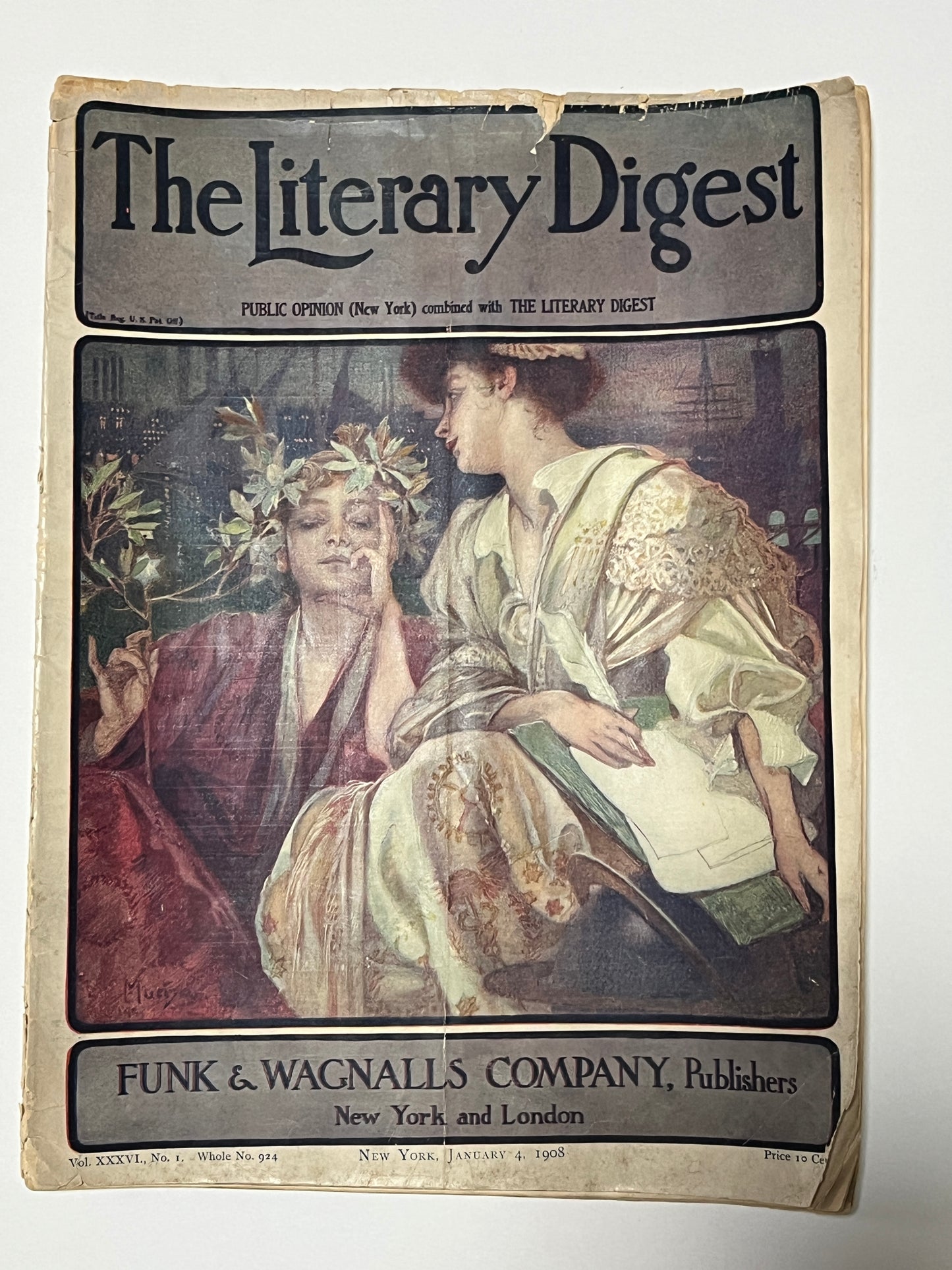 アルフォンス・ミュシャ「リテラリーダイジェスト誌」