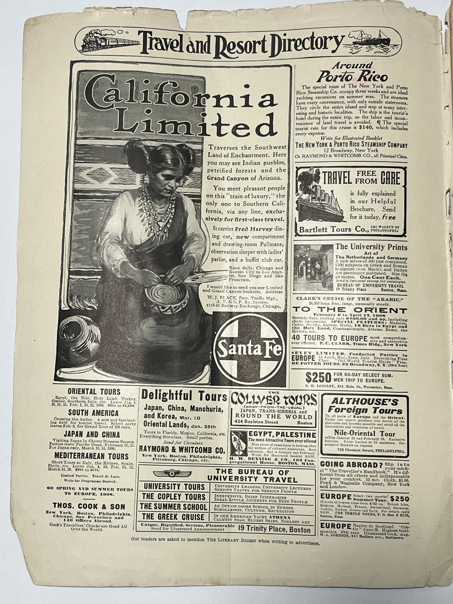 アルフォンス・ミュシャ「リテラリーダイジェスト誌」