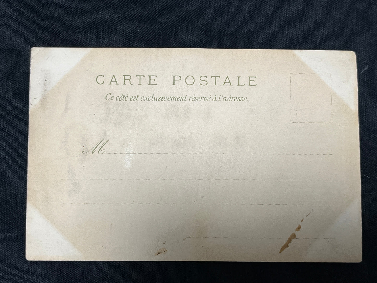 ミュシャ「四芸術 ダンス」オリジナルリトグラフ絵はがき