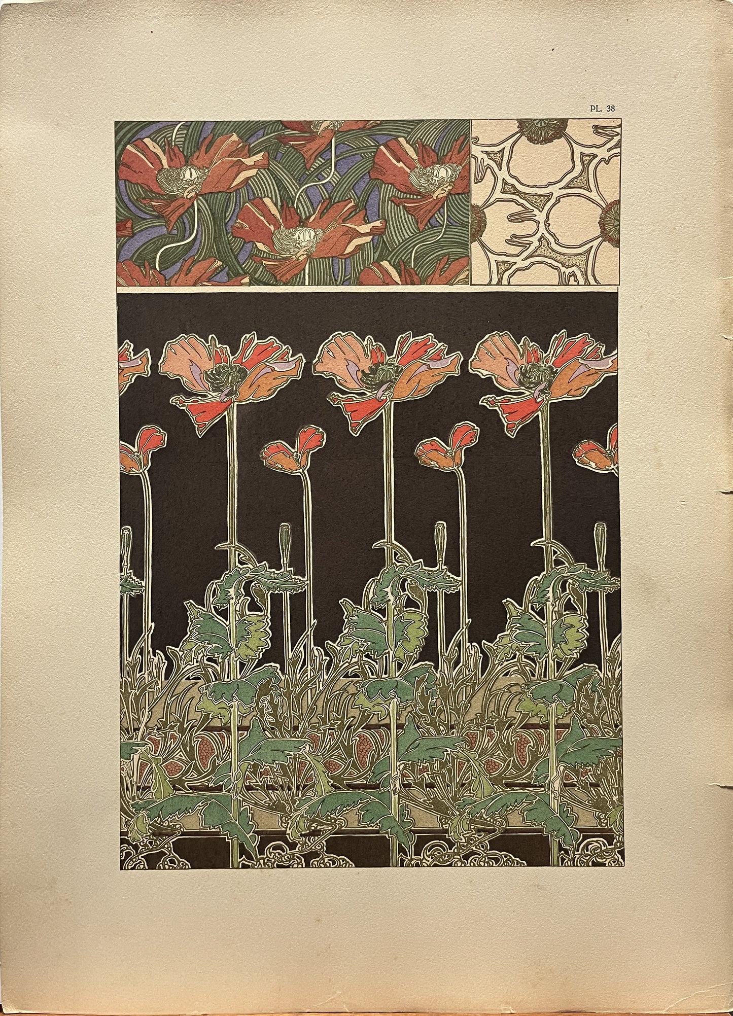 アルフォンス・ミュシャ「装飾資料集 PL38」