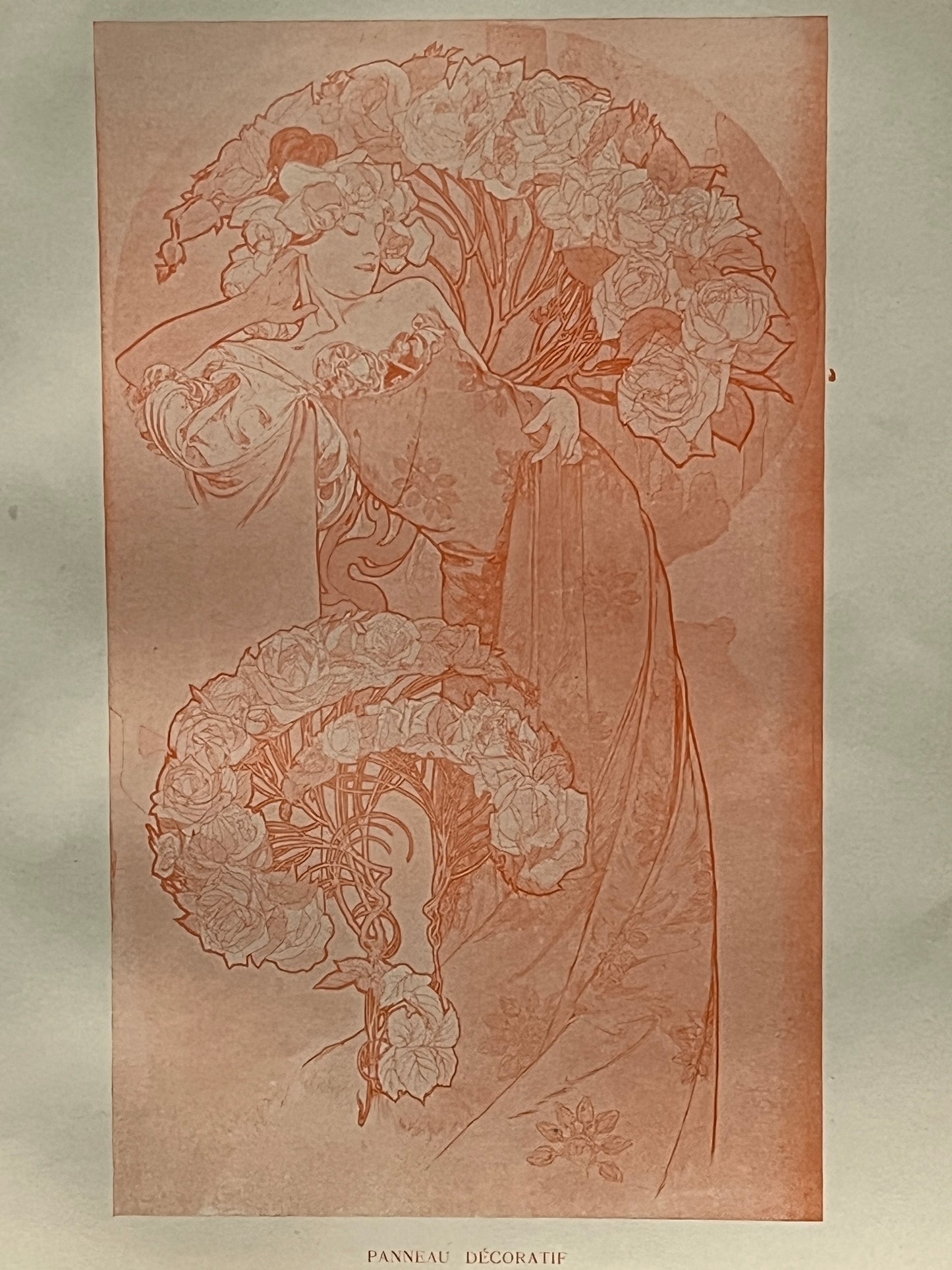 アルフォンス・ミュシャ「ローズフランス」(ウビガン香水のための作品)