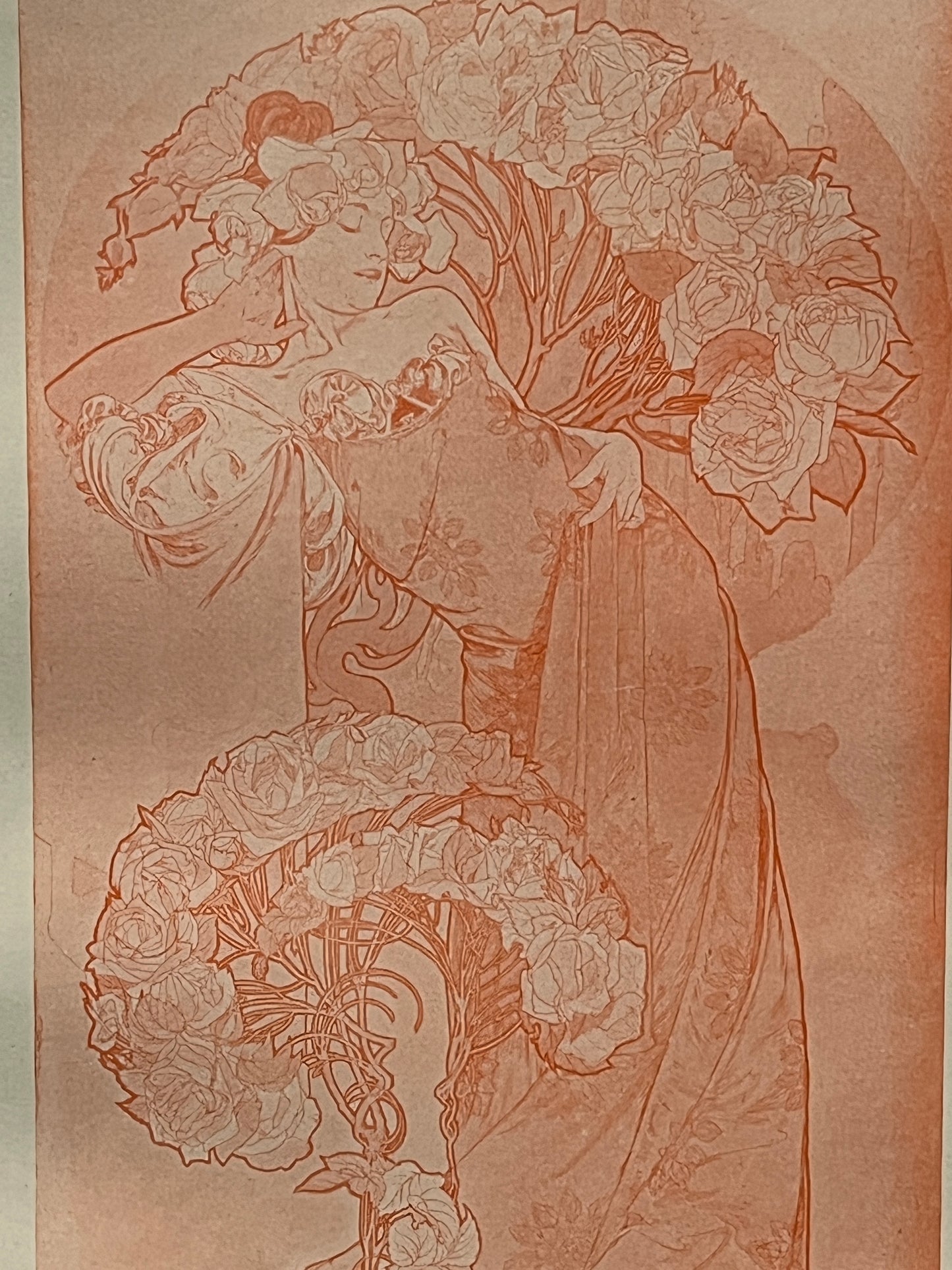 アルフォンス・ミュシャ「ローズフランス」(ウビガン香水のための作品)