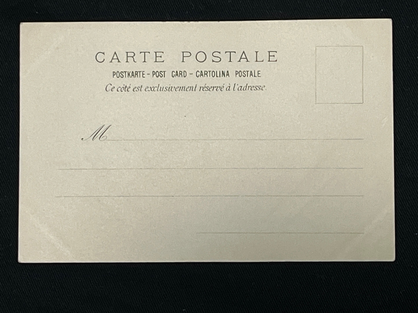 アルフォンス・ミュシャ「ウォーターリリー 」オリジナルリトグラフ絵はがき