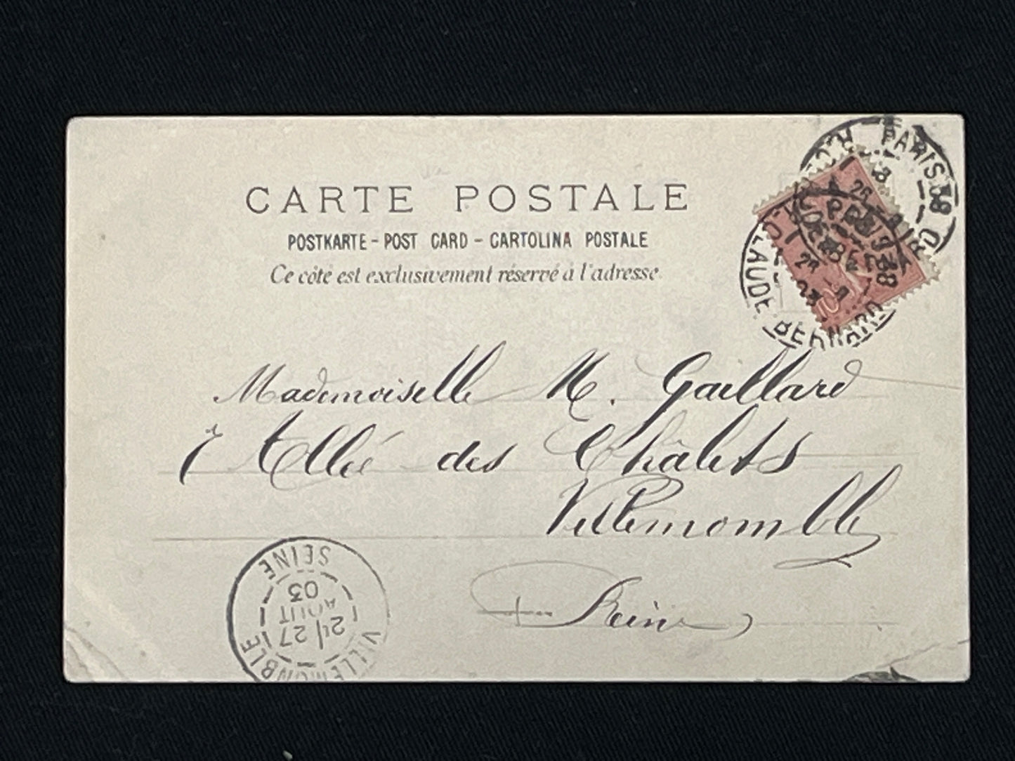 アルフォンス・ミュシャ「砂丘のアザミ」オリジナル絵はがき