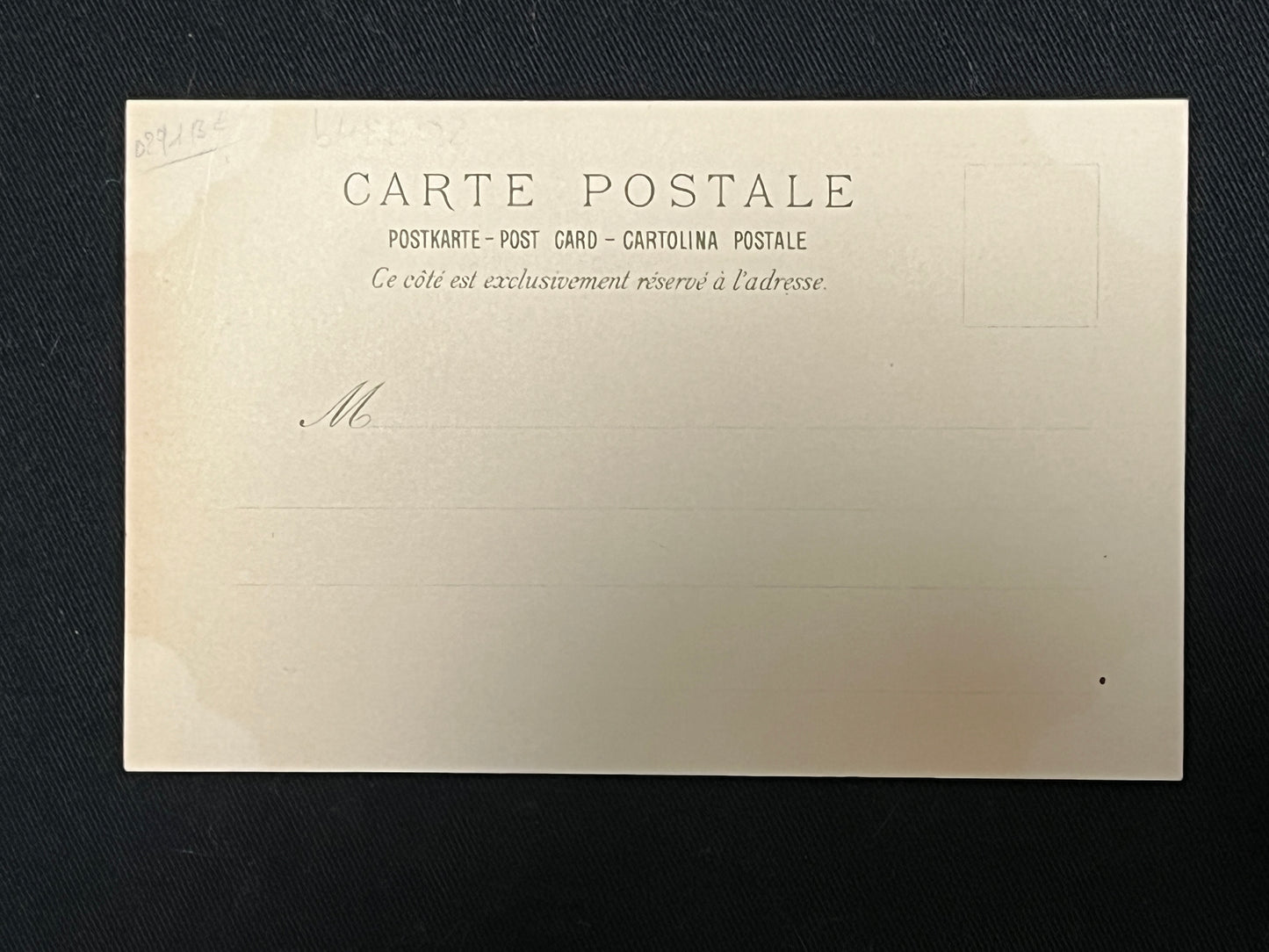 ミュシャ「ショコラマッソンのカレンダー 夏」オリジナルリトグラフ絵はがき