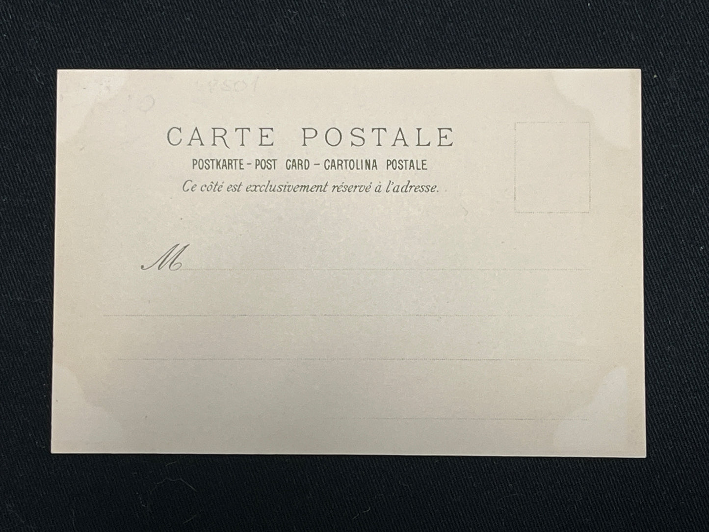 ミュシャ「ショコラマッソンのカレンダー 春」オリジナルリトグラフ絵はがき