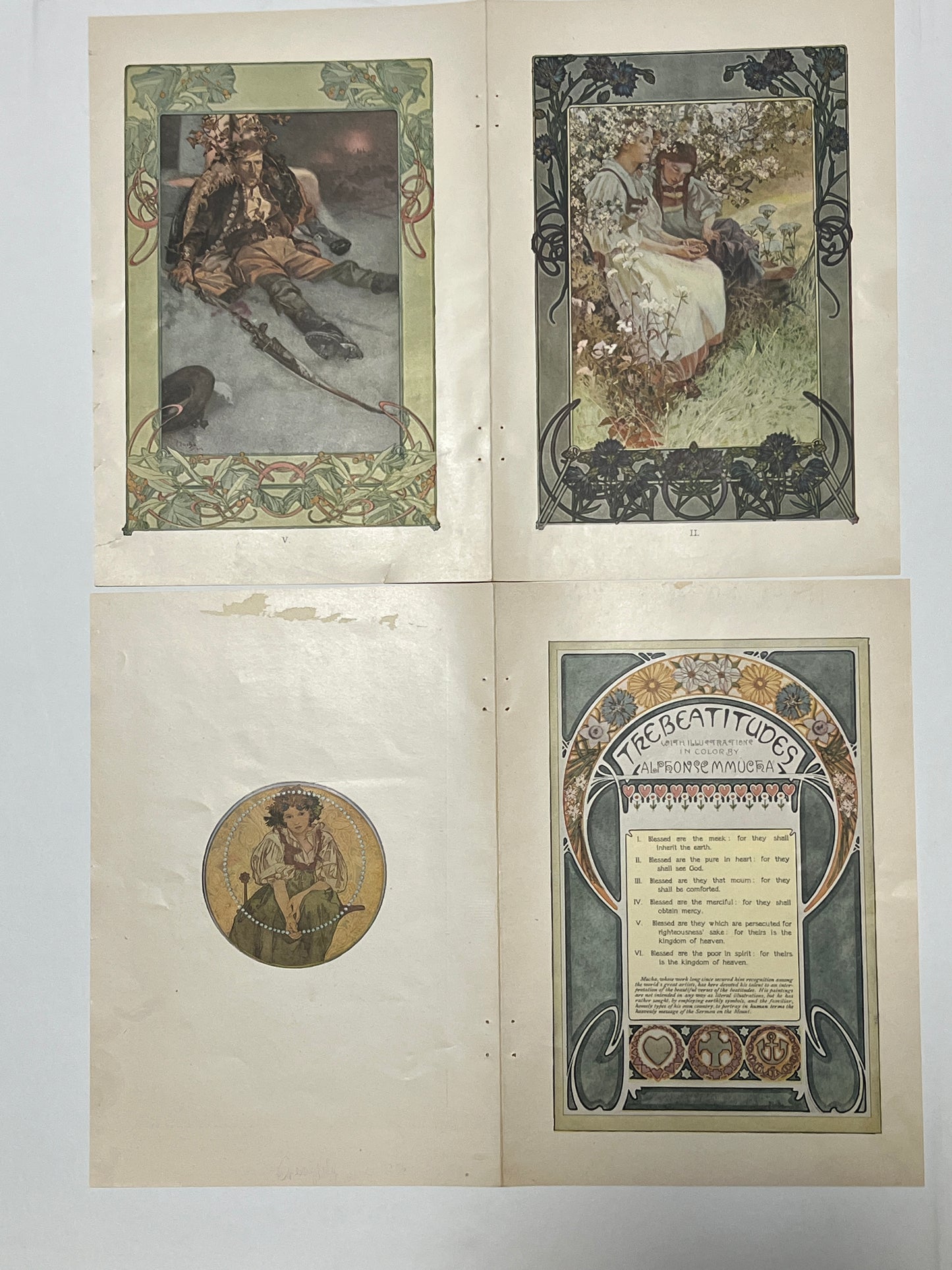 アルフォンス・ミュシャ「真福八端」(The Beatitudes) Everybody's Magazine