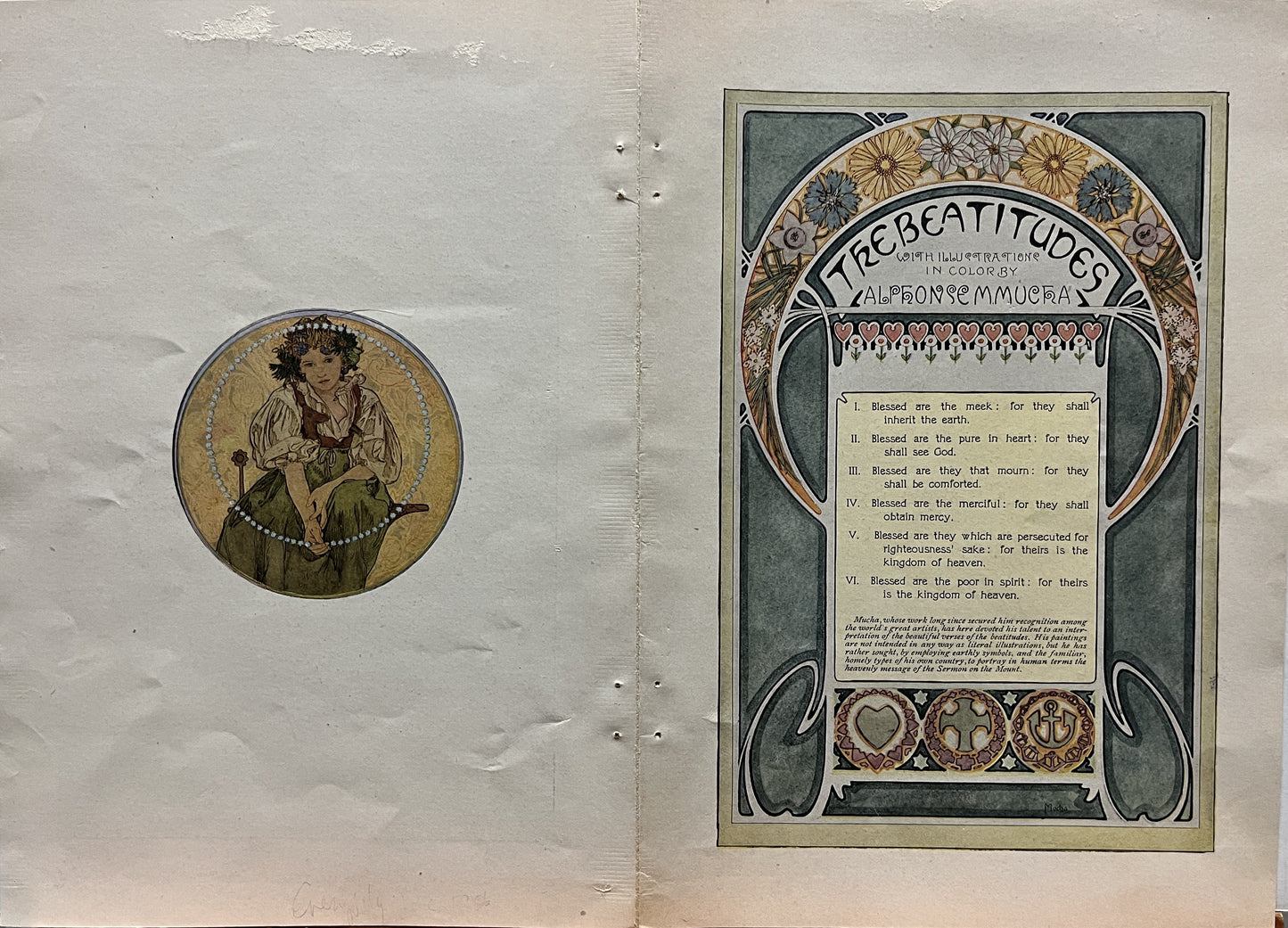 アルフォンス・ミュシャ「真福八端」(The Beatitudes) Everybody's Magazine