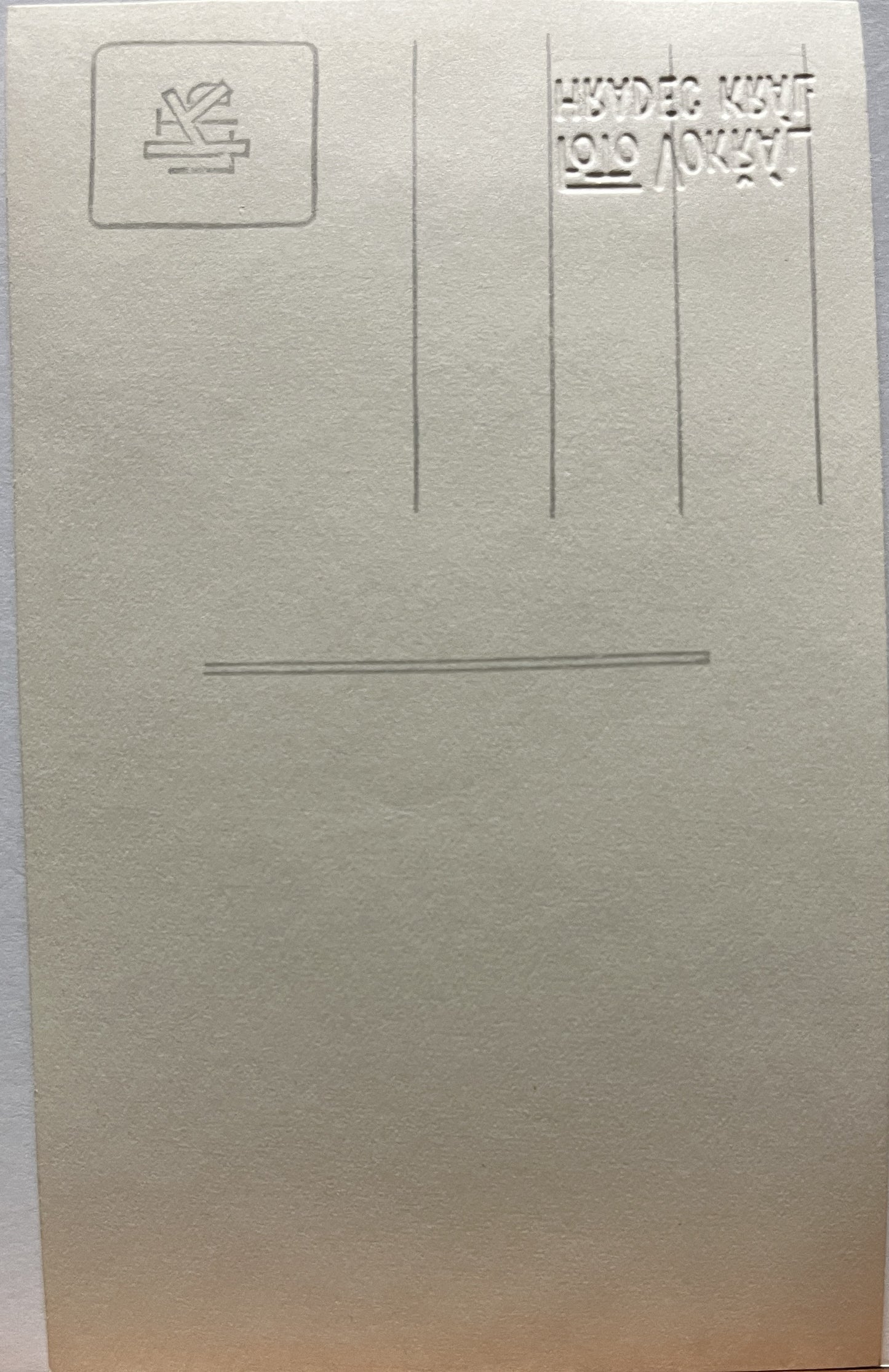 アルフォンス・ミュシャ 直筆サイン入り絵はがき