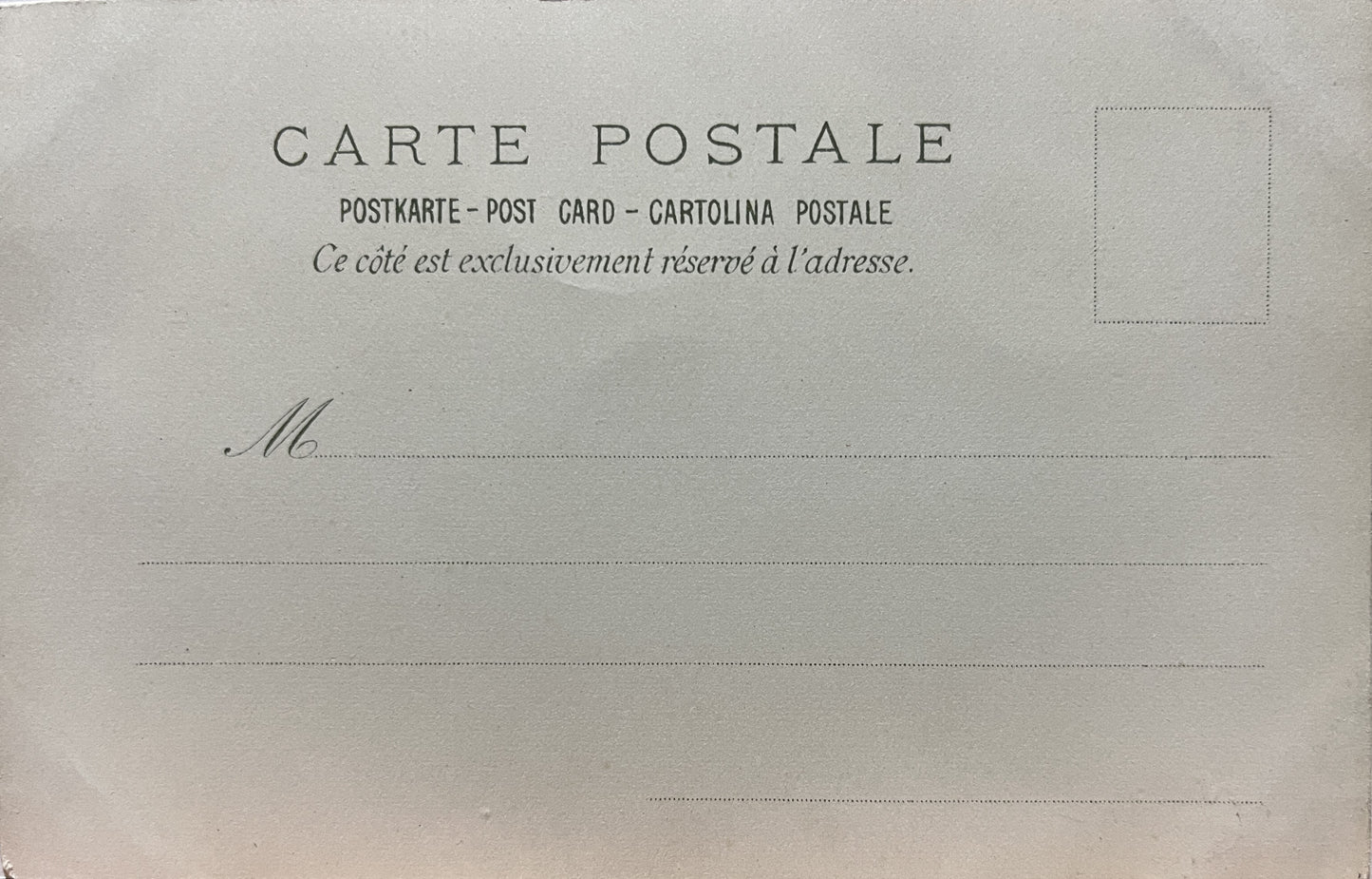 ミュシャ「昼の輝き」オリジナルリトグラフ絵はがき