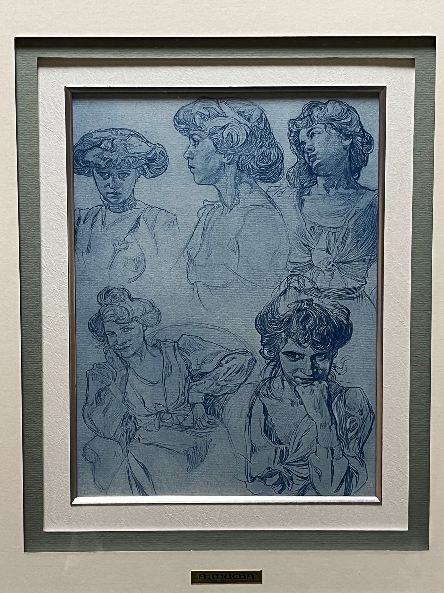 アルフォンス・ミュシャ「装飾資料集 PL22」額付き