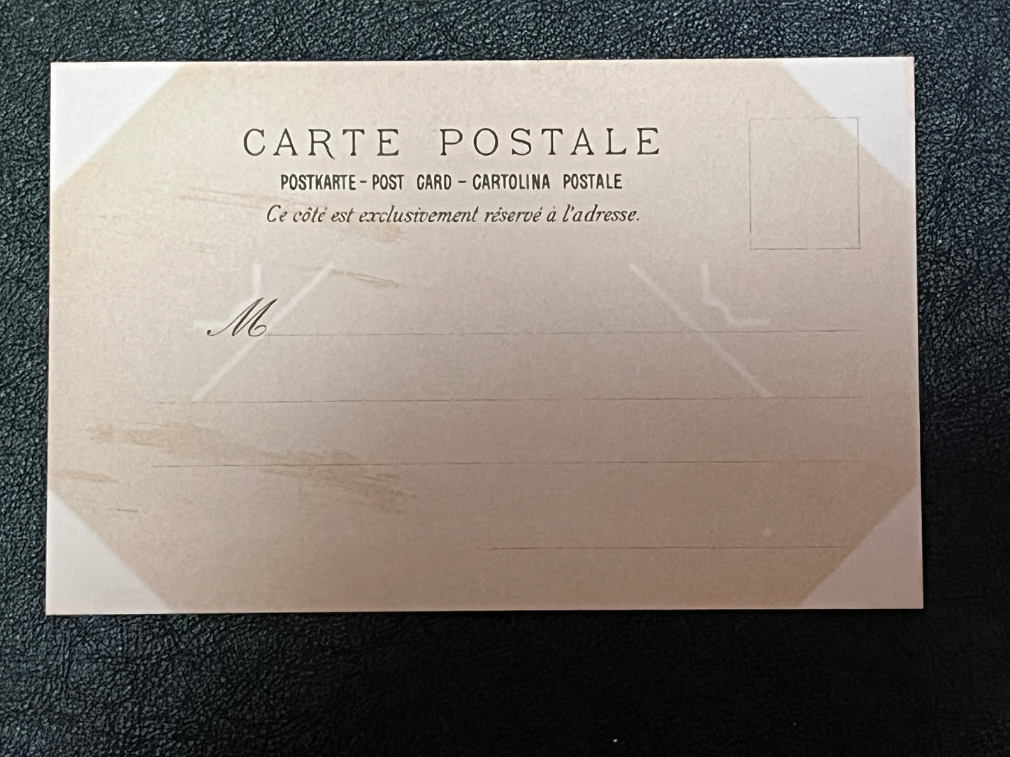 ミュシャ「メニュー」オリジナルリトグラフ絵はがき ②