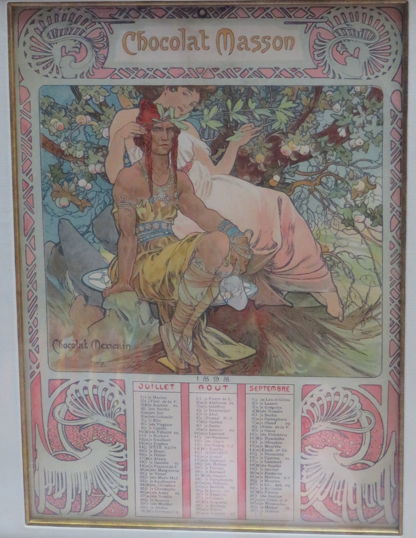 ミュシャ「人生の四つの時」カレンダー4枚セット - ギャラリーK