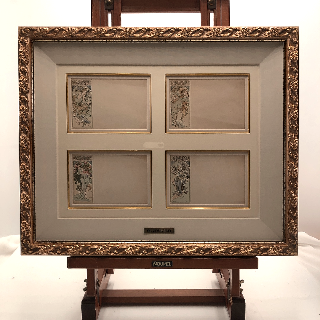 ミュシャ「四季」オリジナル絵はがき コンプリート4枚セット - ギャラリーK