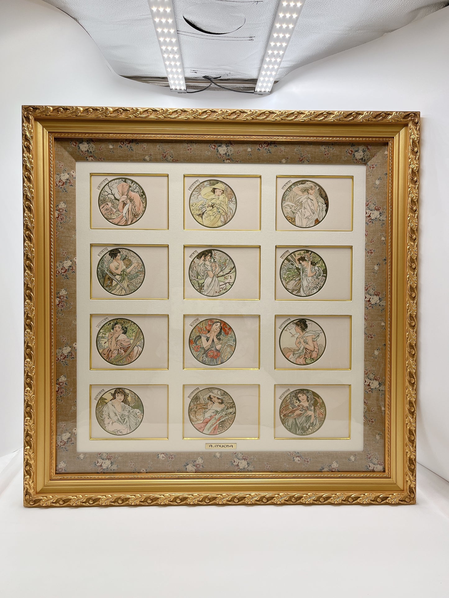 ミュシャ「12か月絵はがき」12枚コンプリートセット - ギャラリーK