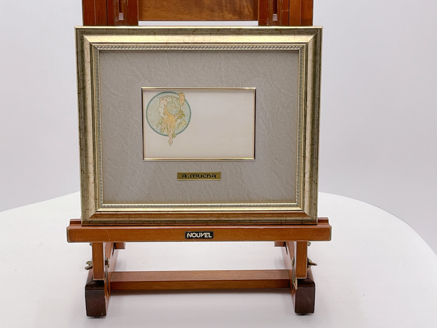 ミュシャ「ビザンチンヘッド ブロンド」オリジナルリトグラフ絵はがき - ギャラリーK