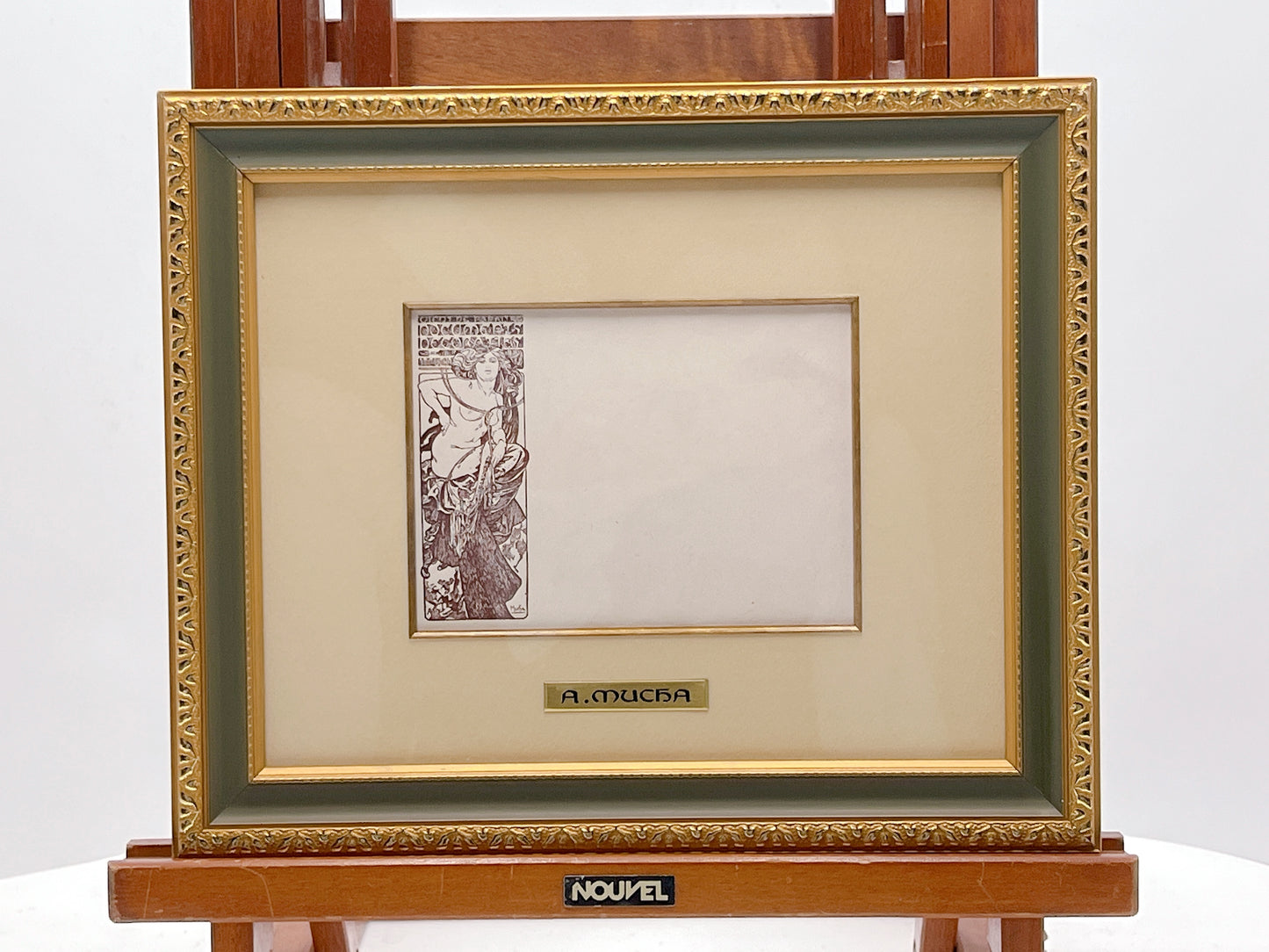 ミュシャ「装飾資料集からのデザイン」オリジナルリトグラフ絵はがき - ギャラリーK