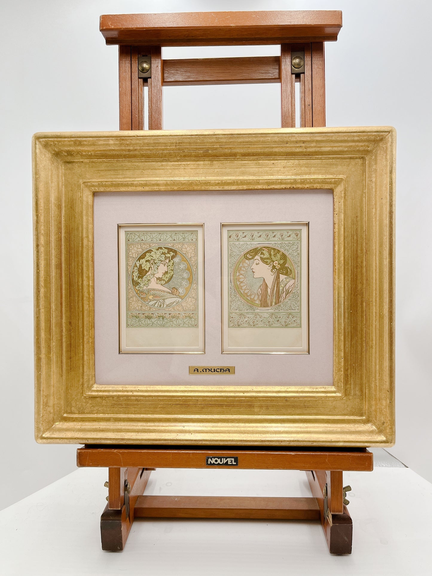 アルフォンス・ミュシャ「アイビー」と「ローレル」オリジナル絵はがき - ギャラリーK