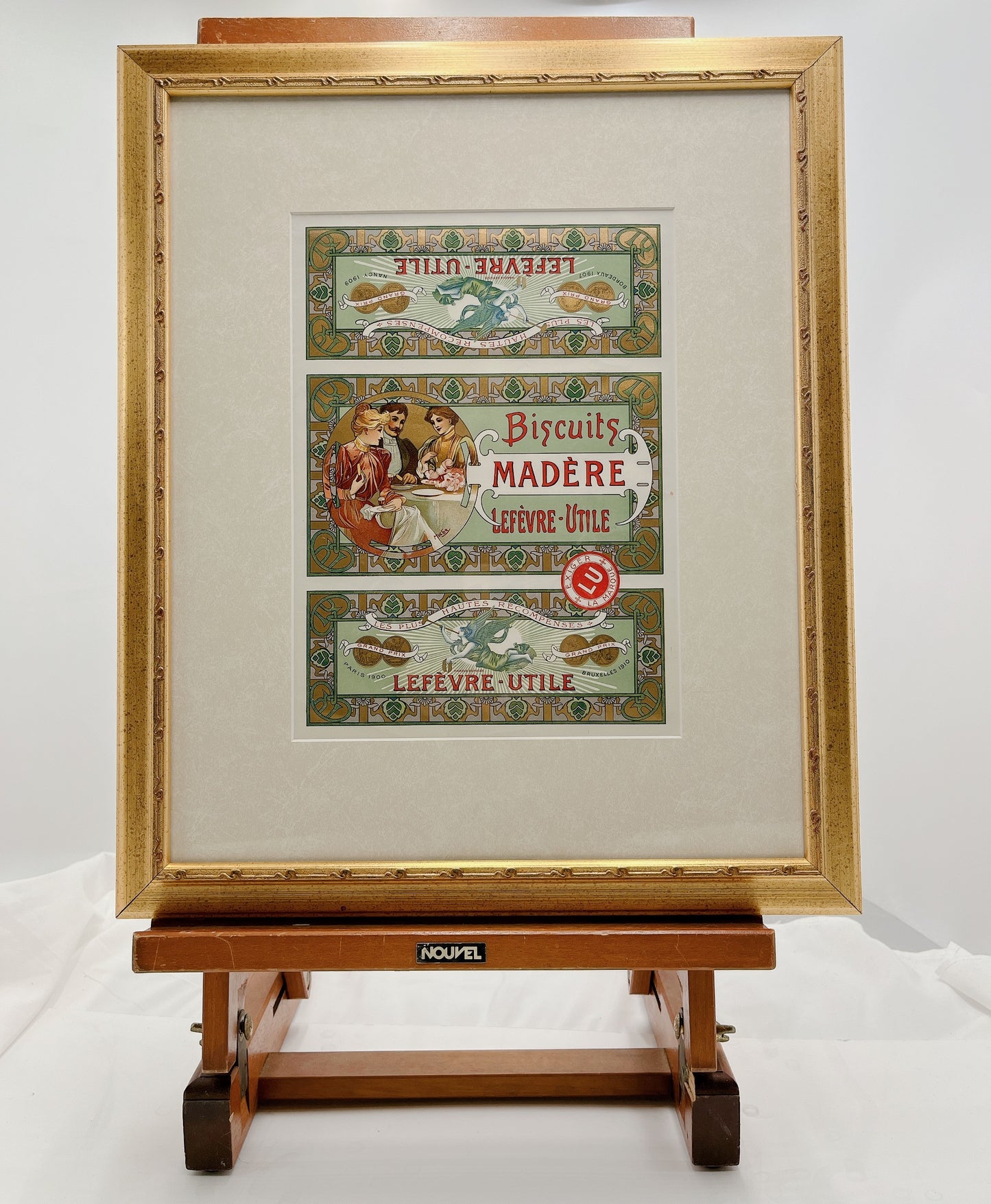 ミュシャ ルフェーブル・ユティルのラベル「マデール」額付き - ギャラリーK