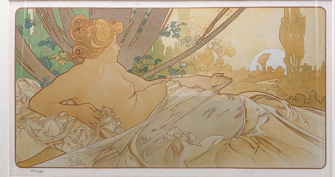 ミュシャ「黄昏」&「曙」2点セット - ギャラリーK