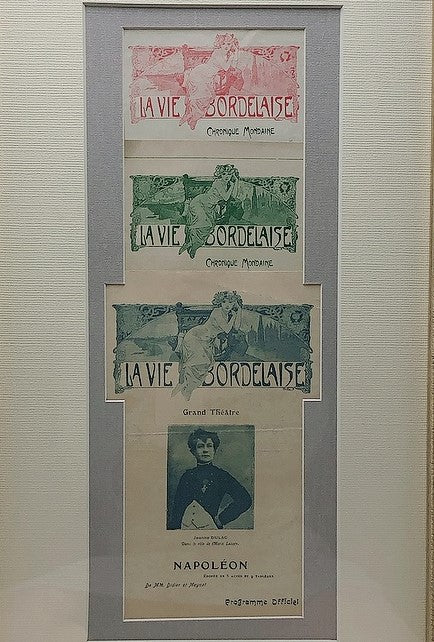 ミュシャ「ボルドーの生活 プログラム版」オリジナル3枚セット - ギャラリーK