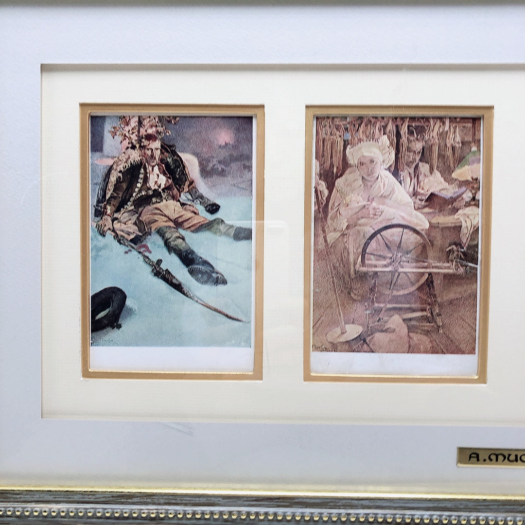 ミュシャ「真福八端」オリジナル絵はがき 4枚セット - ギャラリーK