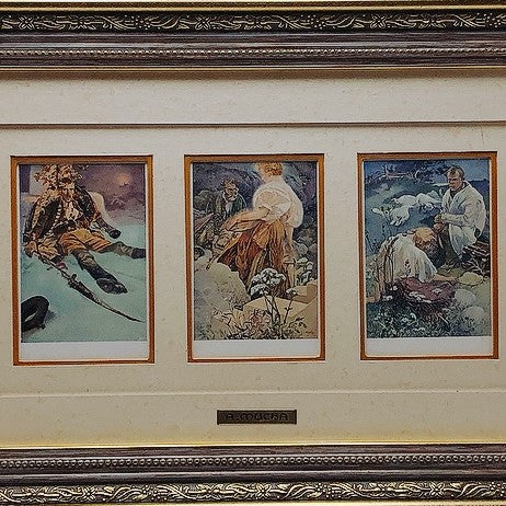 アルフォンス・ミュシャ「真福八端」オリジナル絵はがき 3枚セット