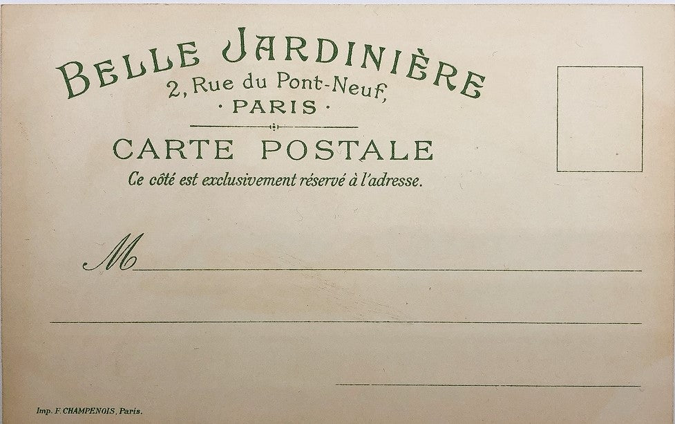 ミュシャ「チェリーブロッサム」オリジナルリトグラフ絵はがき - ギャラリーK