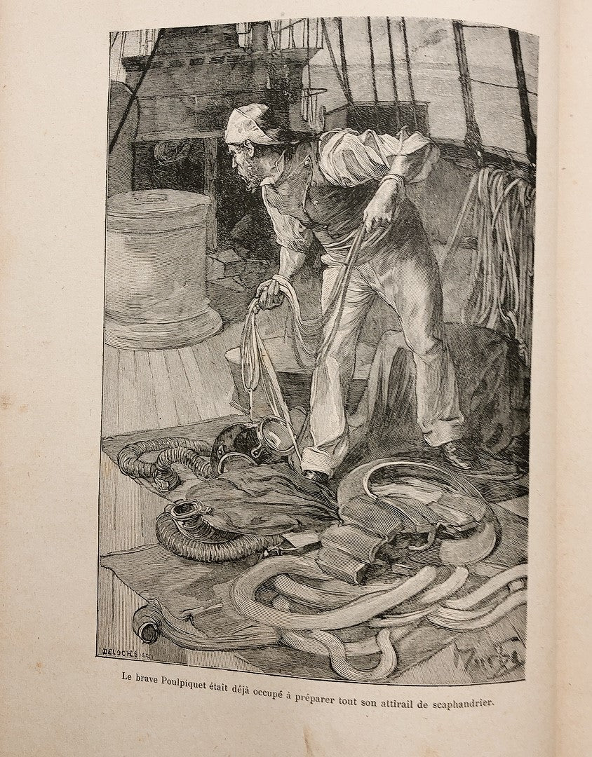 ミュシャ挿画本「les Chasseurs d'Epaves 漂流船探索家」 - ギャラリーK