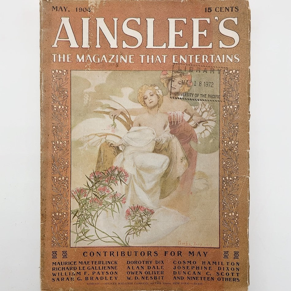 ミュシャ 表紙絵「AINSLEE'S」1904年 | ギャラリーK