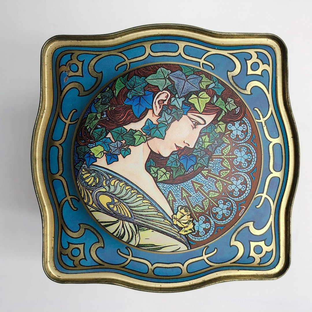 ミュシャデザイン ビスケット缶 - ギャラリーK