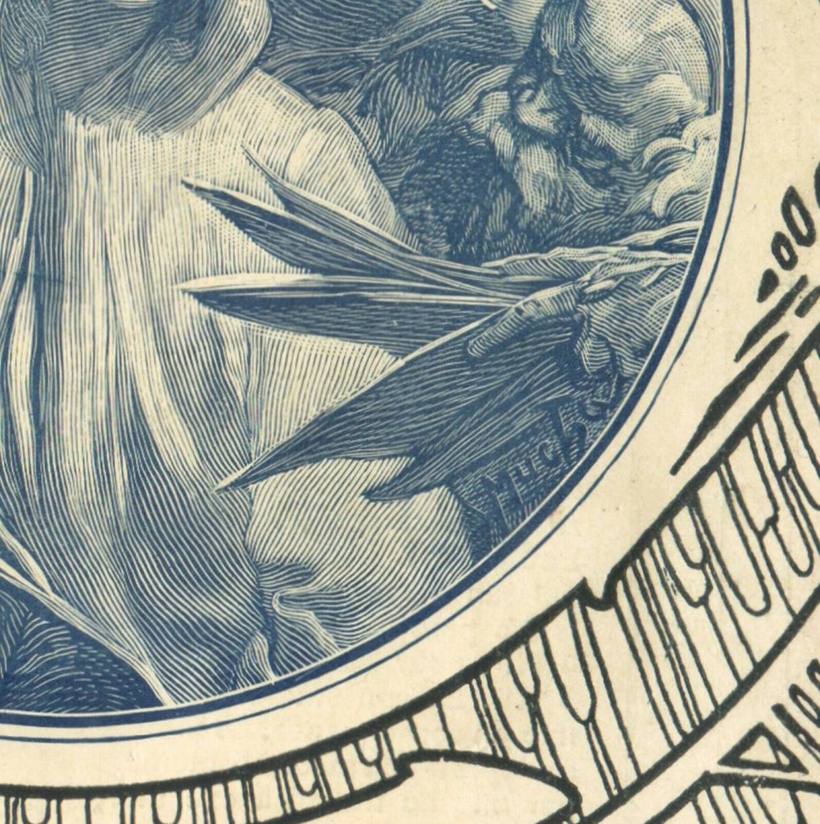 アルフォンス・ミュシャ 表紙絵「ル・モア」1912年3月号 - ギャラリーK