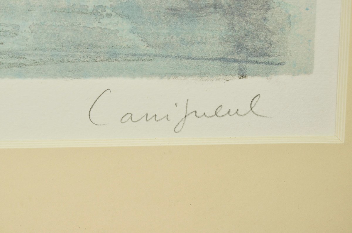 J.P.カシニョール「青い木」オリジナルリトグラフ - ギャラリーK