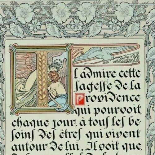 ミュシャ「主の祈り Le Pater」解説文 (I) - ギャラリーK