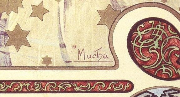 アルフォンス・ミュシャ「ゾディアック」 - ギャラリーK