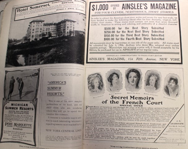 ミュシャ 表紙絵「AINSLEE'S」1904年