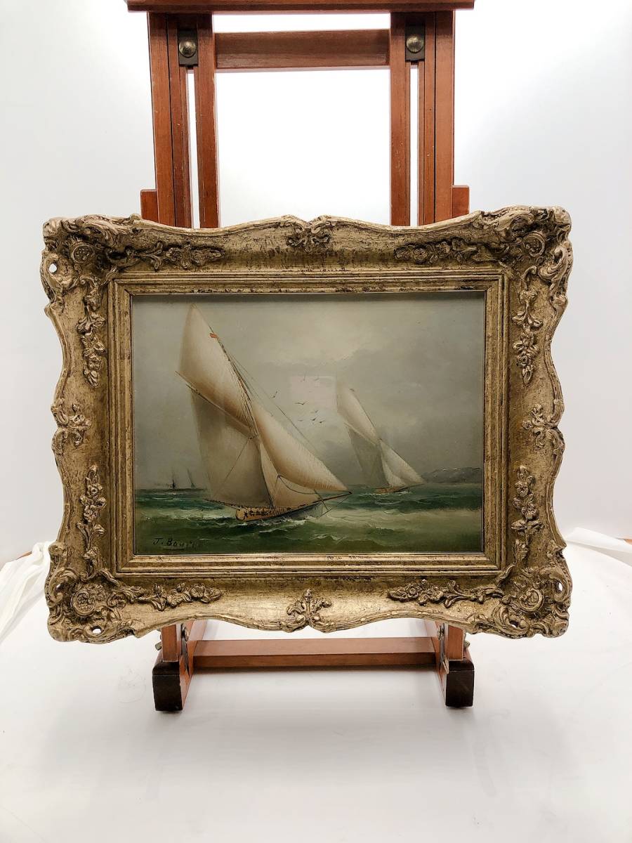 ジョン・クック・ボーン「セイリング」油彩