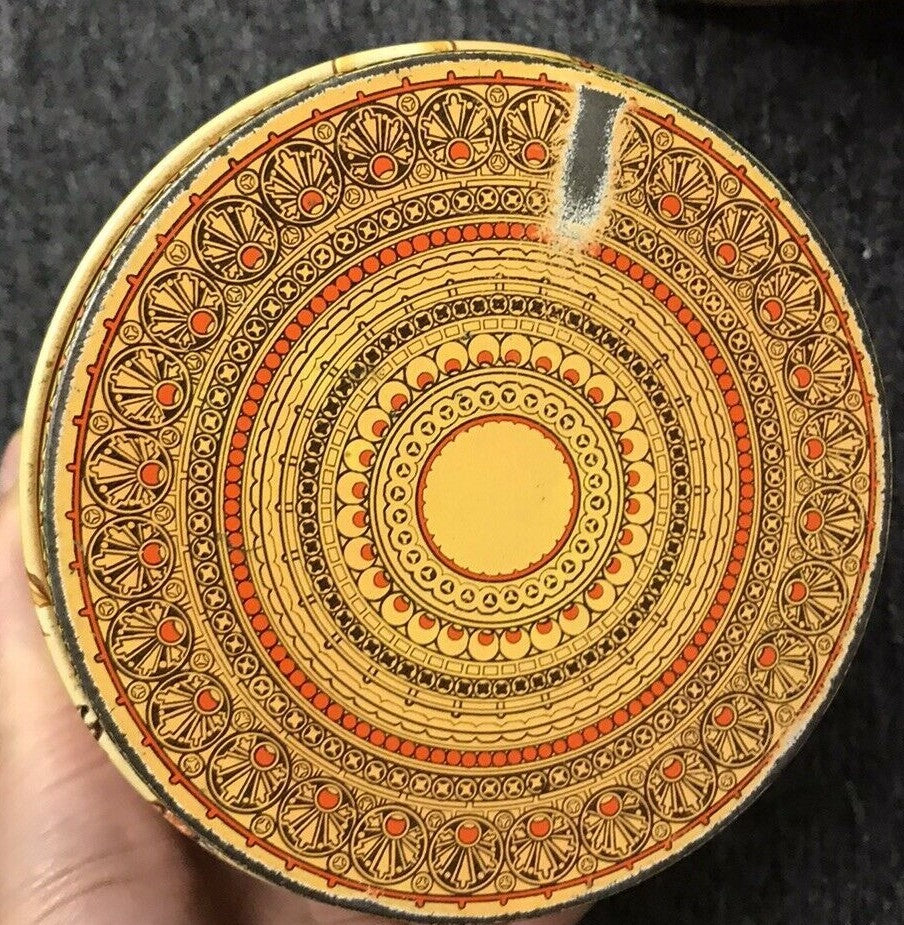 アルフォンス・ミュシャ「愛人たち」のデザインのHuntley & Palmers ビスケット缶 - ギャラリーK