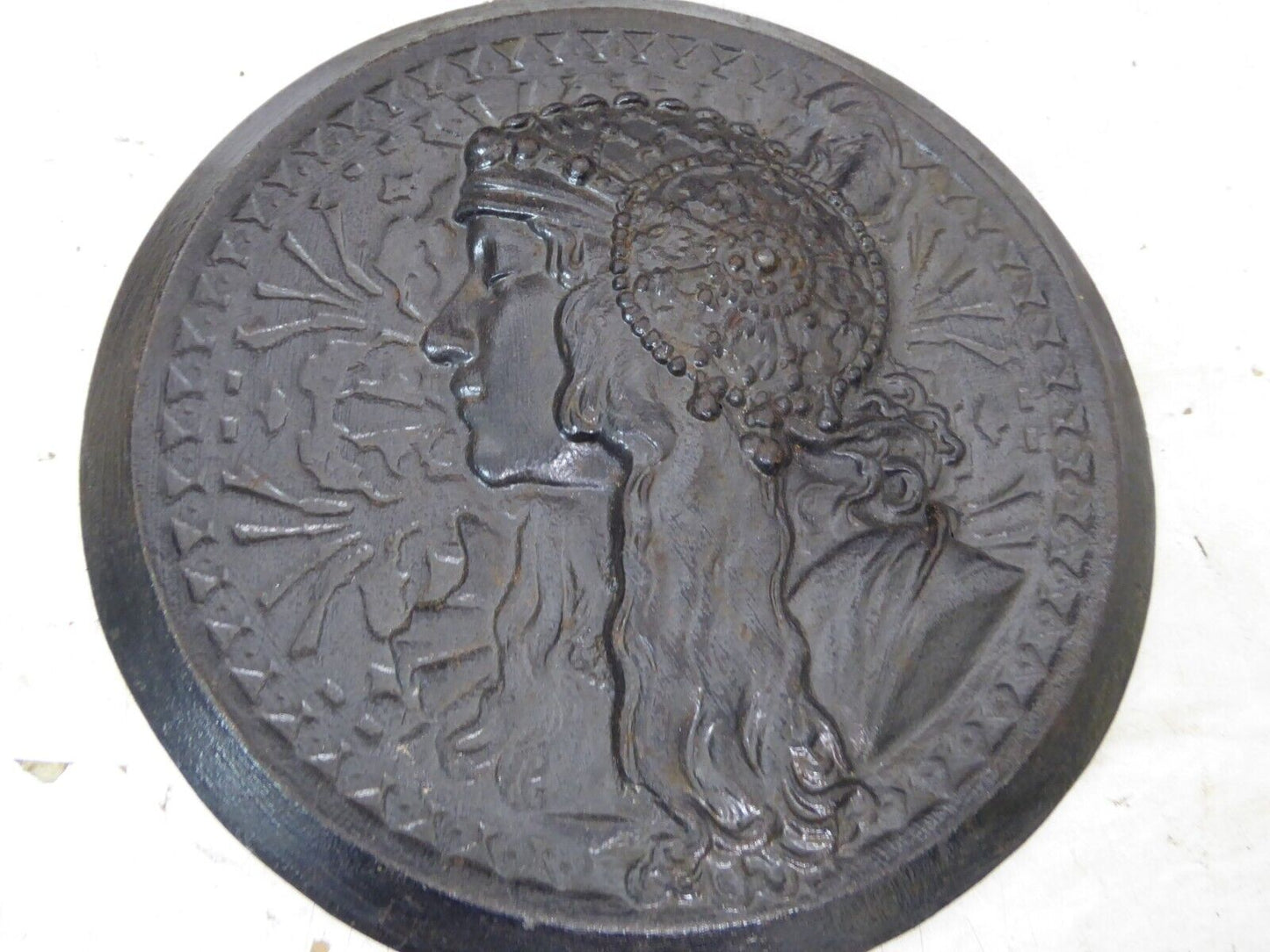 ミュシャ「ビザンチンヘッド」モチーフ ウォールプレート - ギャラリーK