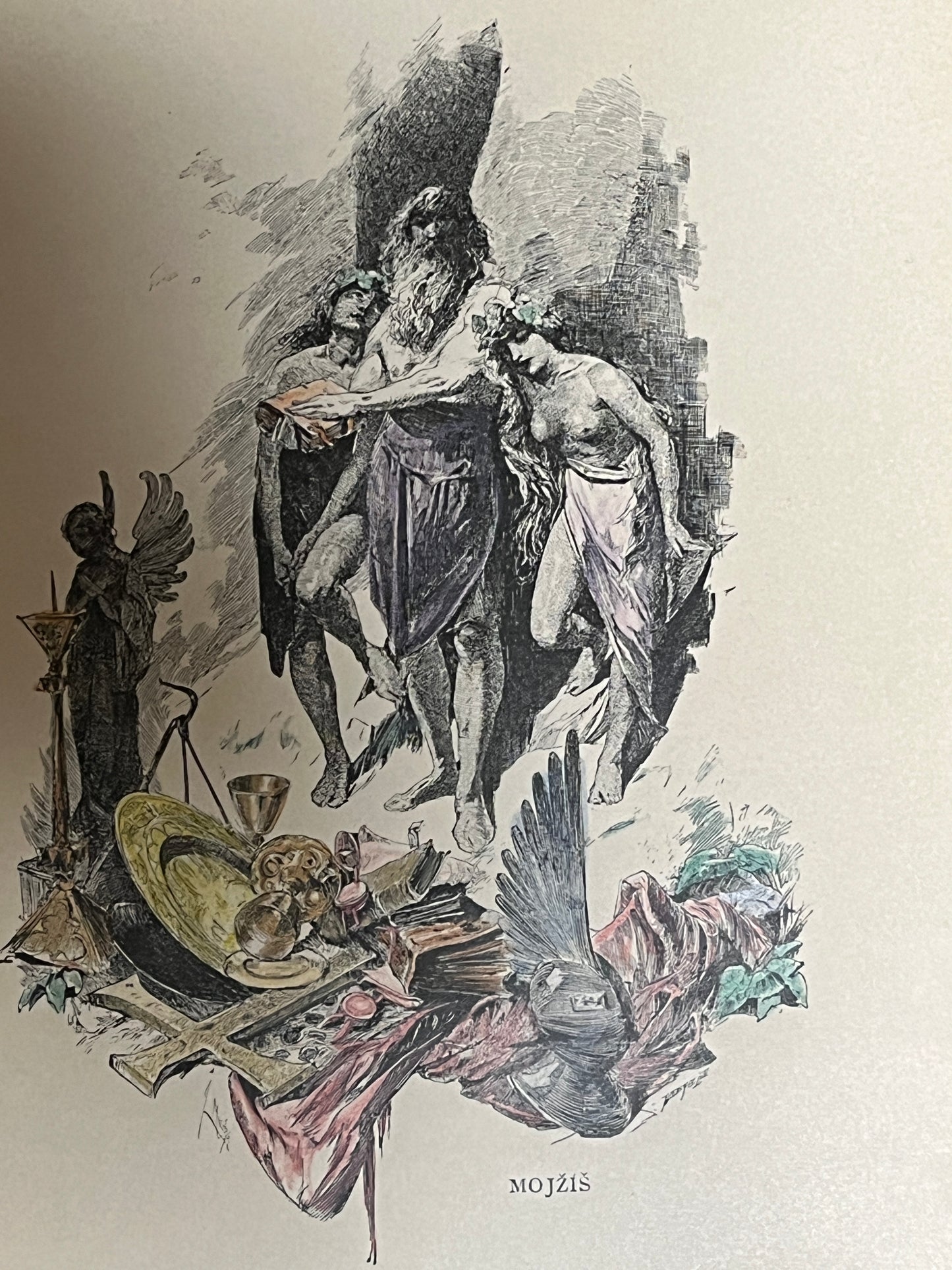 ★　 アルフォンス・ミュシャ　挿画本「アダミテ」1902年　豪華装丁