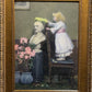 ロザリー・M・ワトソン「グラッドストンをプリムローズの冠で飾る」水彩画 - ギャラリーK