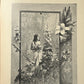 アルフォンス・ミュシャ　挿画本「アダミテ」1902年　豪華装丁