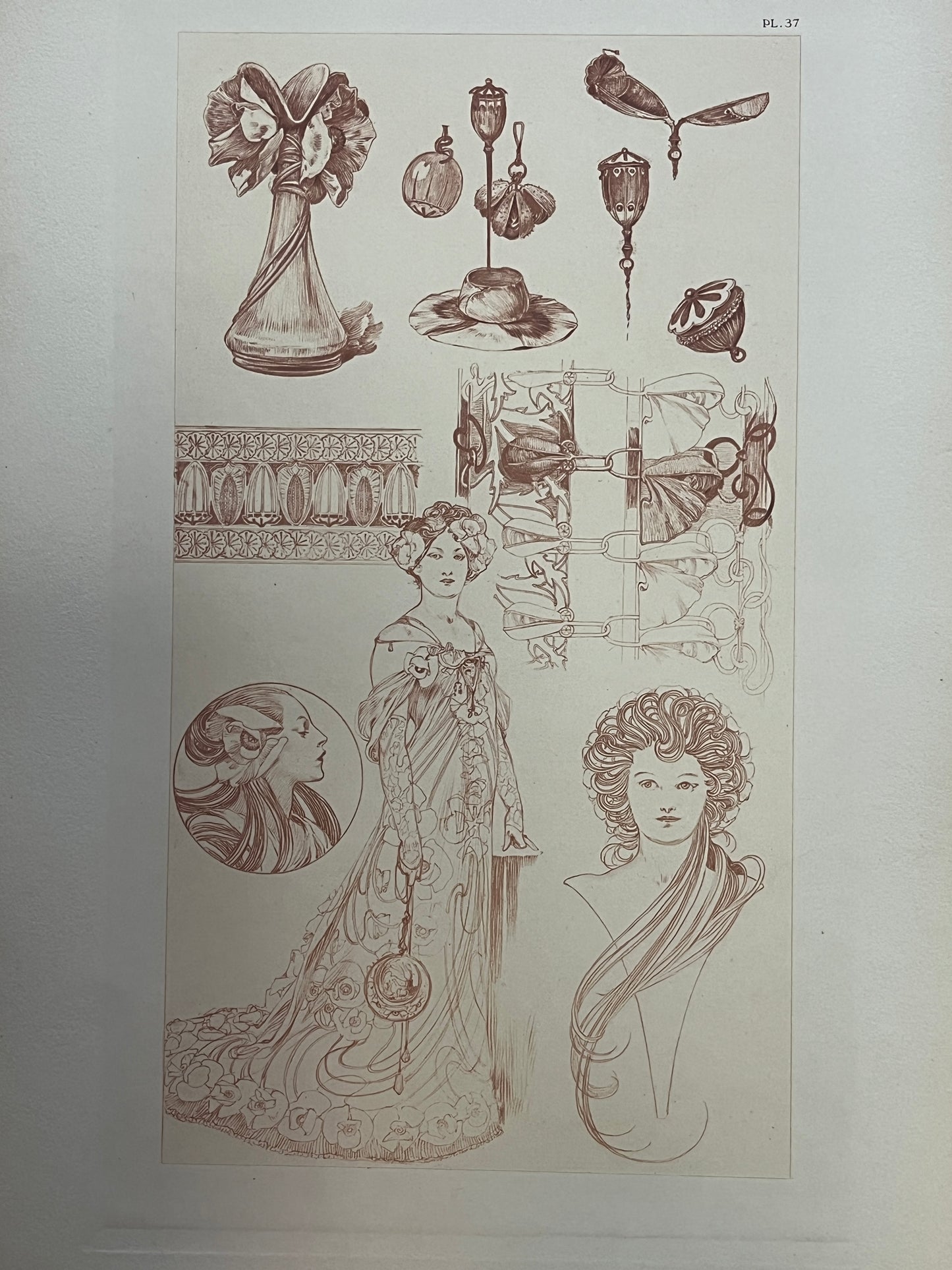 アルフォンス・ミュシャ「装飾資料集 PL37」