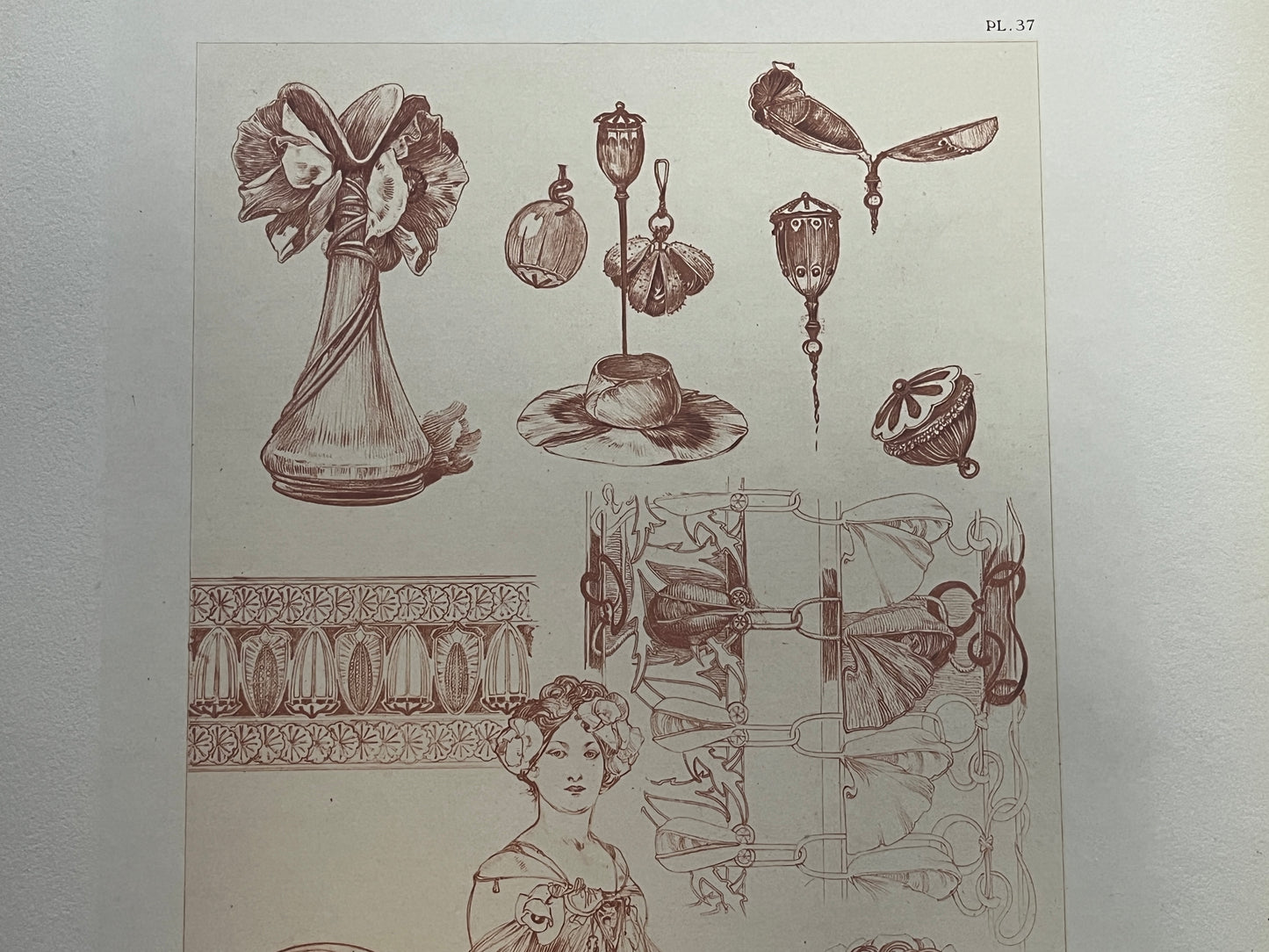 アルフォンス・ミュシャ「装飾資料集 PL37」