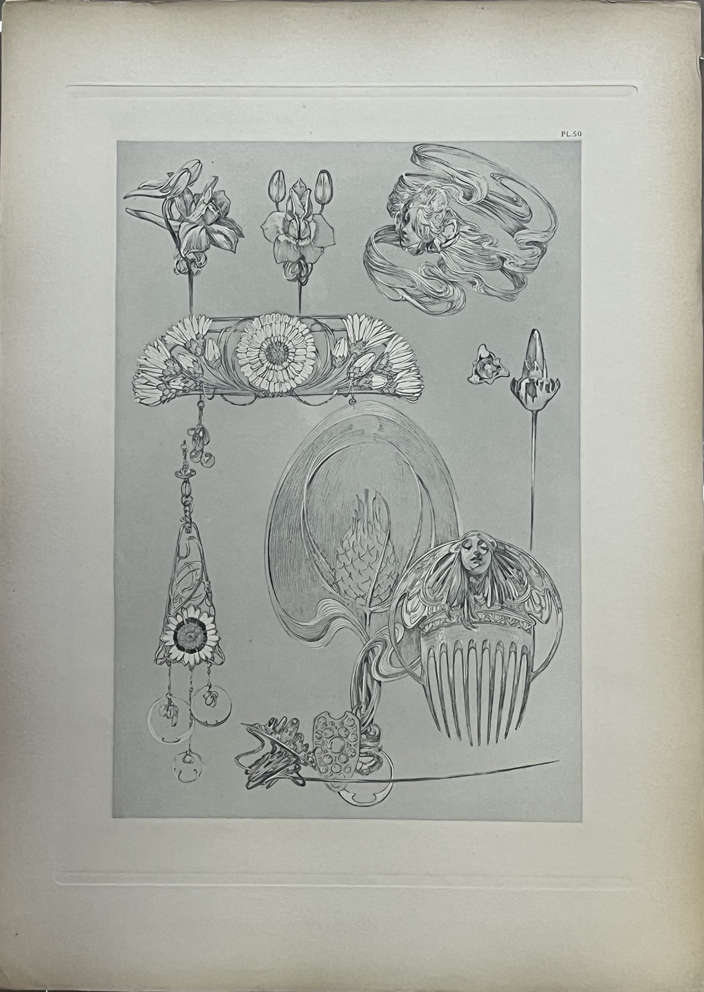 アルフォンス・ミュシャ「装飾資料集 PL50」