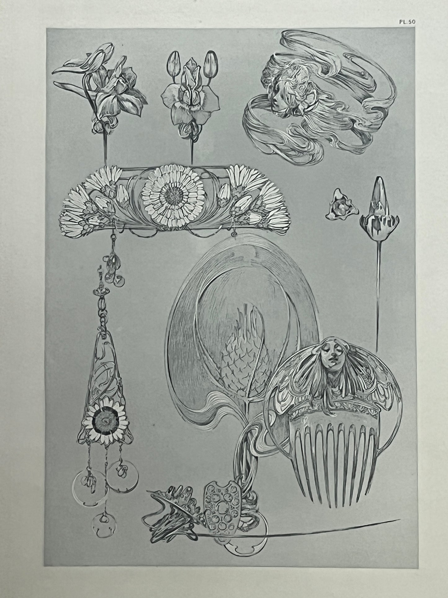 アルフォンス・ミュシャ「装飾資料集 PL50」